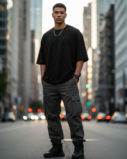 STREET OVERSIZED : BLACK