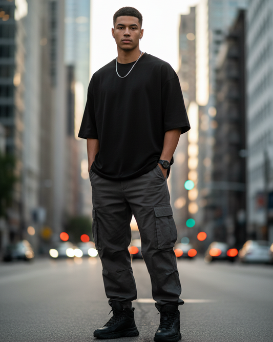 STREET OVERSIZED : BLACK