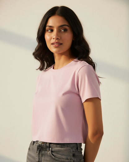GIRLS TEE : BABY PINK