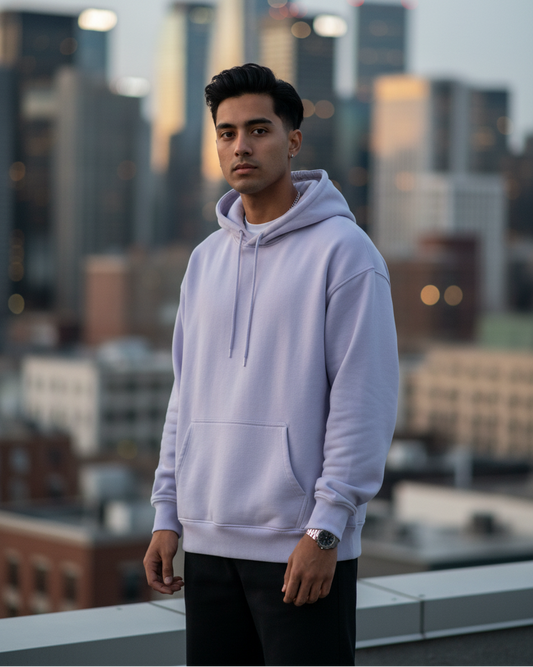OVERSIZED HODDIE : LAVENDER