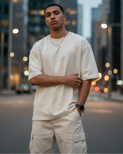 STREET OVERSIZED : OFF WHITE