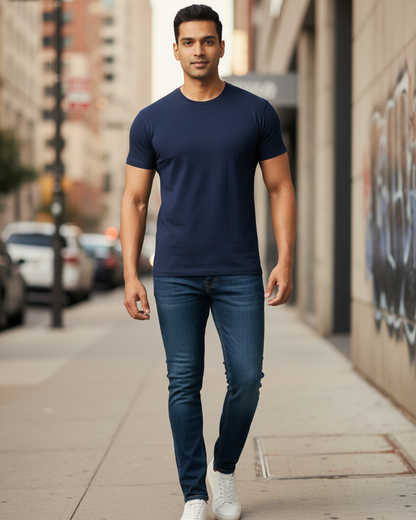 STREET SOLID : NAVY BLUE
