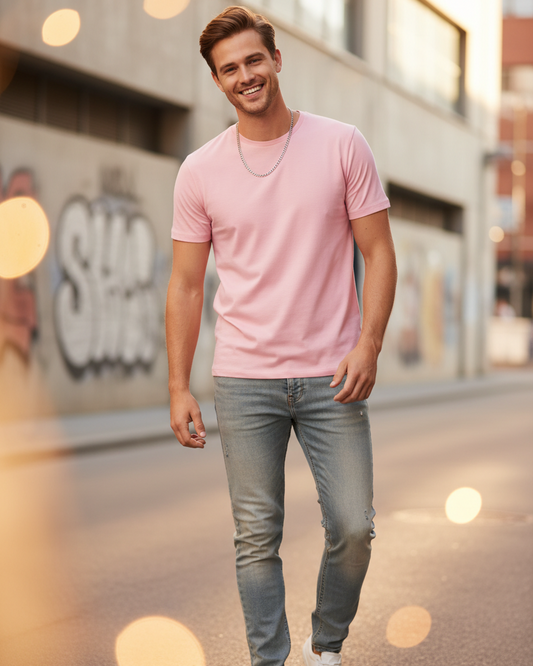 STREET SOLID : LIGHT BABY PINK